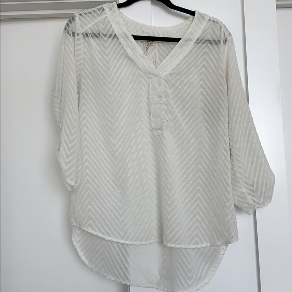 Delicate white blouse